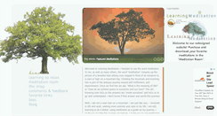 Desktop Screenshot of learningmeditation.com